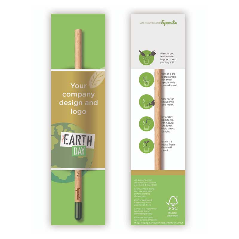 Sprout Pencil Customised Sleeves