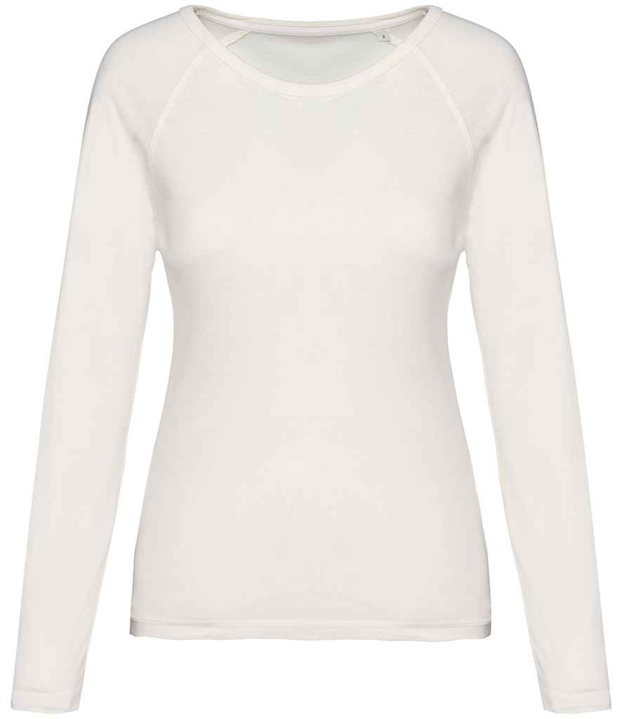 Native Spirit Ladies Raglan Long Sleeve Washed T-Shirt