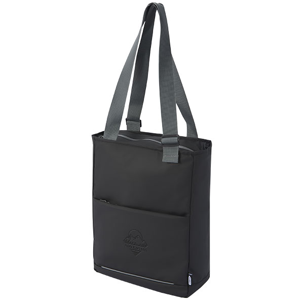 Aqua 14" GRS Recycled Water Resistant Laptop Tote Bag - 1 Colour