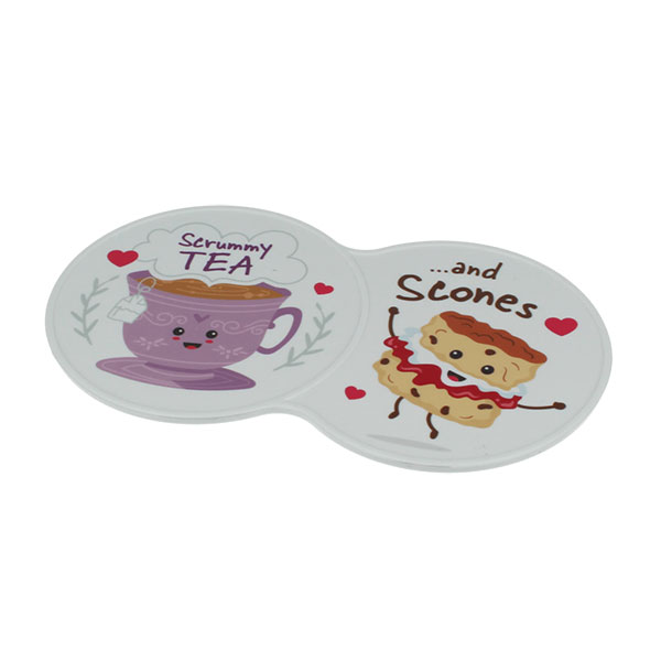 Recycled Plastic Double Coaster