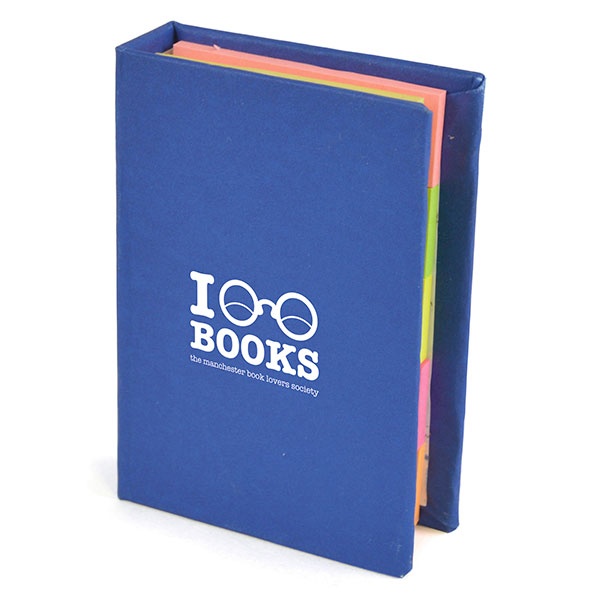 Small Hard Back Sticky Notebook - 1 Colour