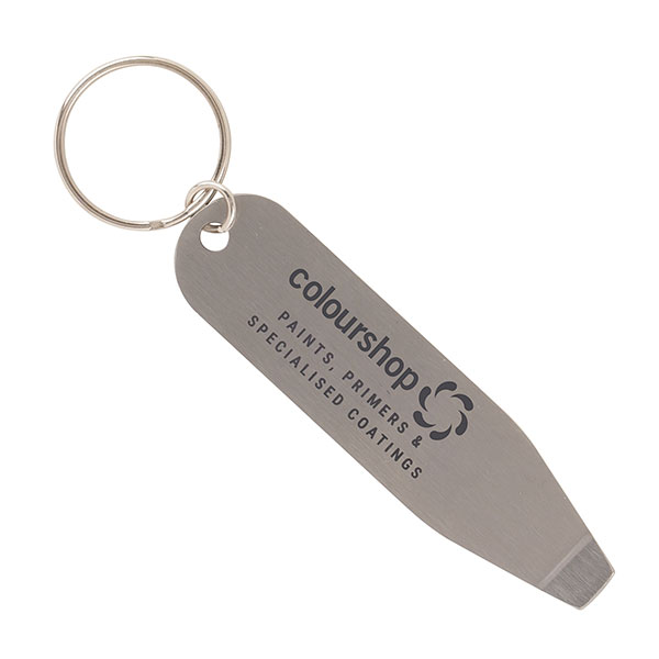 Tin Opener Key Ring - Engraved