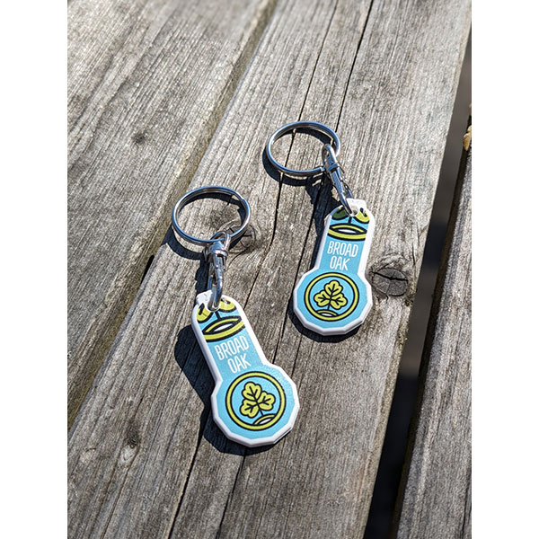 Trolley Stick Key Ring