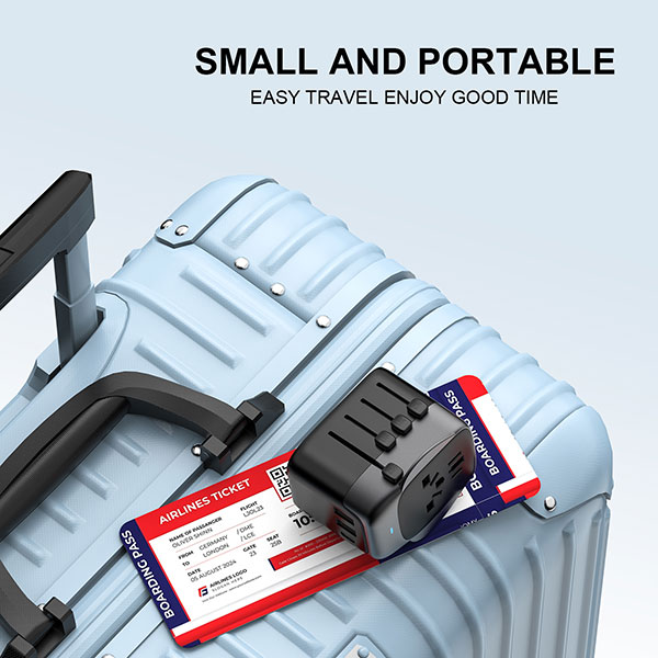 Recycled Plastic Travel Adaptor